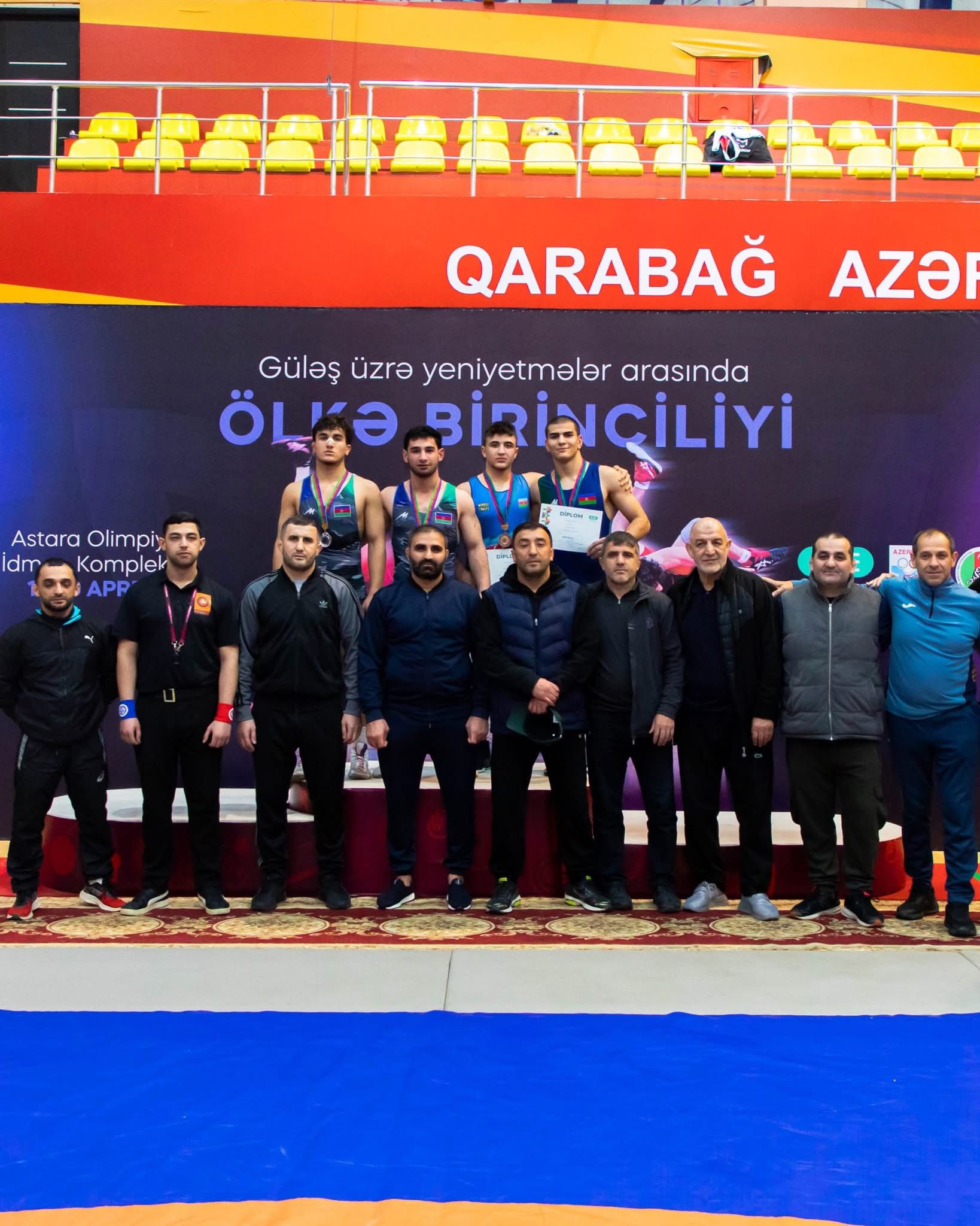 U-17 ölkə birinciliyinin ikinci günündə AHİİTA-nın güləşçiləri fərqləndi