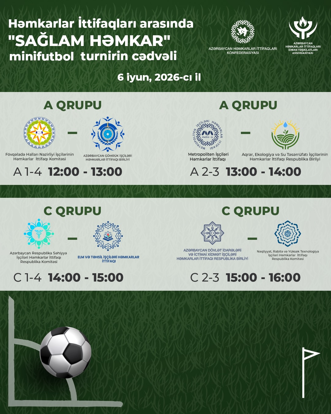 “Sağlam Həmkar” minifutbol turniri start götürür 