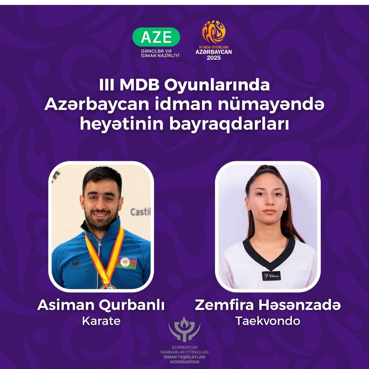 Azərbaycanın bayraqdarları – Asiman Qurbanlı və Zemfira Həsənzadə