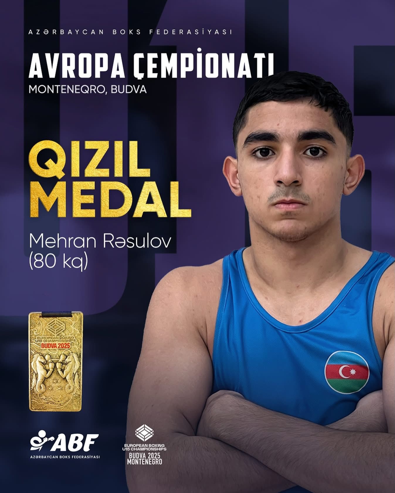 Our boxer Mehran Rasulov became the European champion