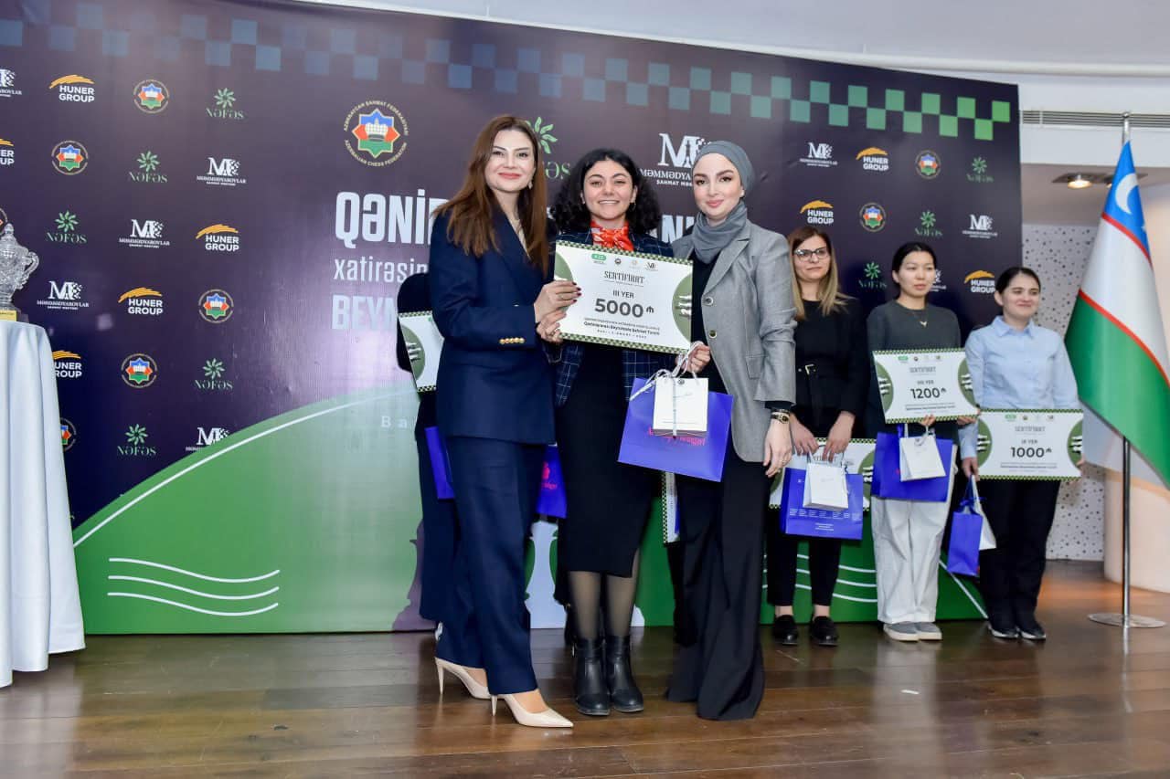 Gövhər Beydullayeva beynəlxalq şahmat turnirində ilk üçlükdə!