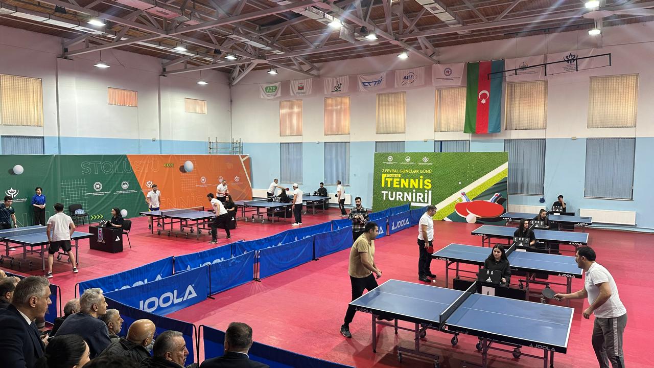 2 Fevral – Azərbaycan Gəncləri Gününə həsr olunmuş stolüstü tennis turniri keçirilib