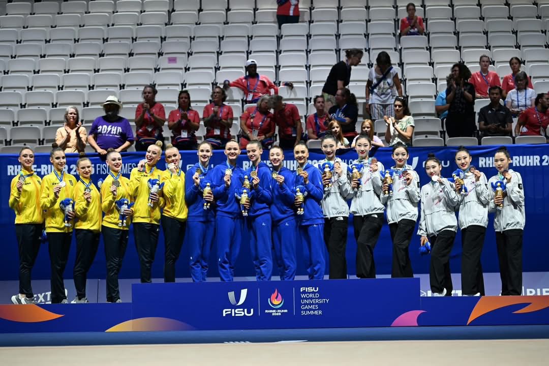 Azərbaycan Bədii Gimnastika Komandası Universiadada Parlaq Nailiyyət Qazanıb!