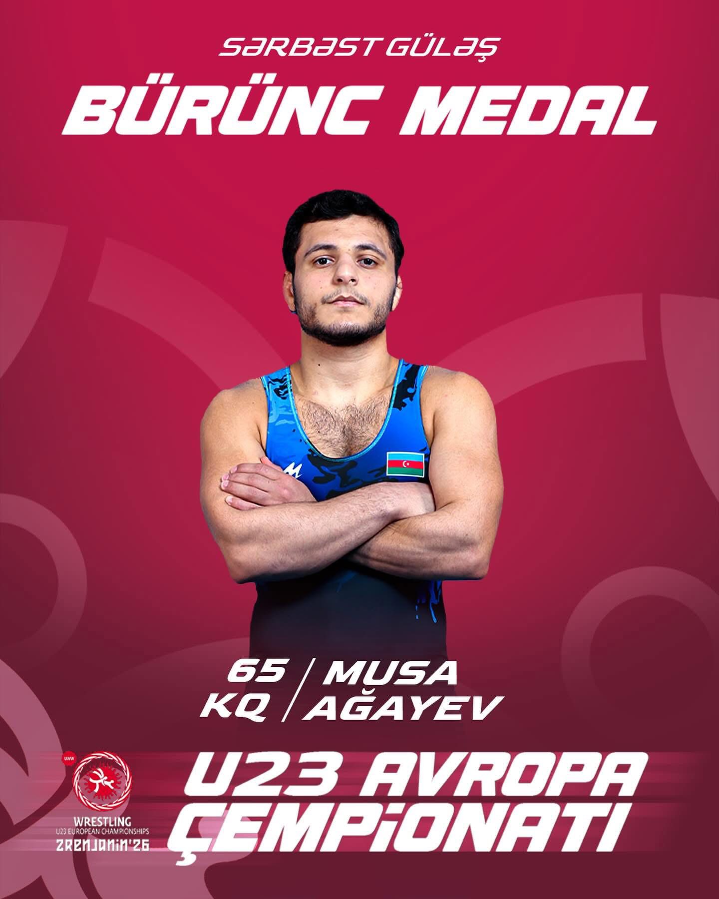 Güləşçilərimizdən Avropa çempionatında iki bürünc medal